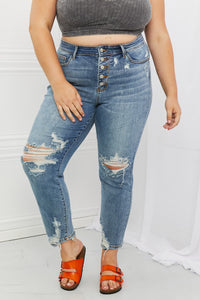 Judy Blue Maddison Full Size Boyfriend Jeans