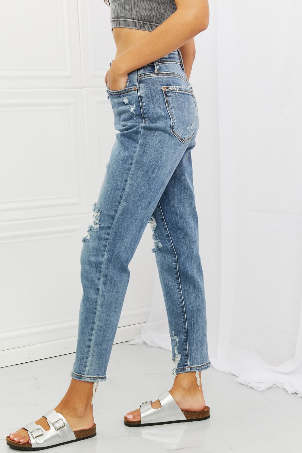 Judy Blue Maddison Full Size Boyfriend Jeans