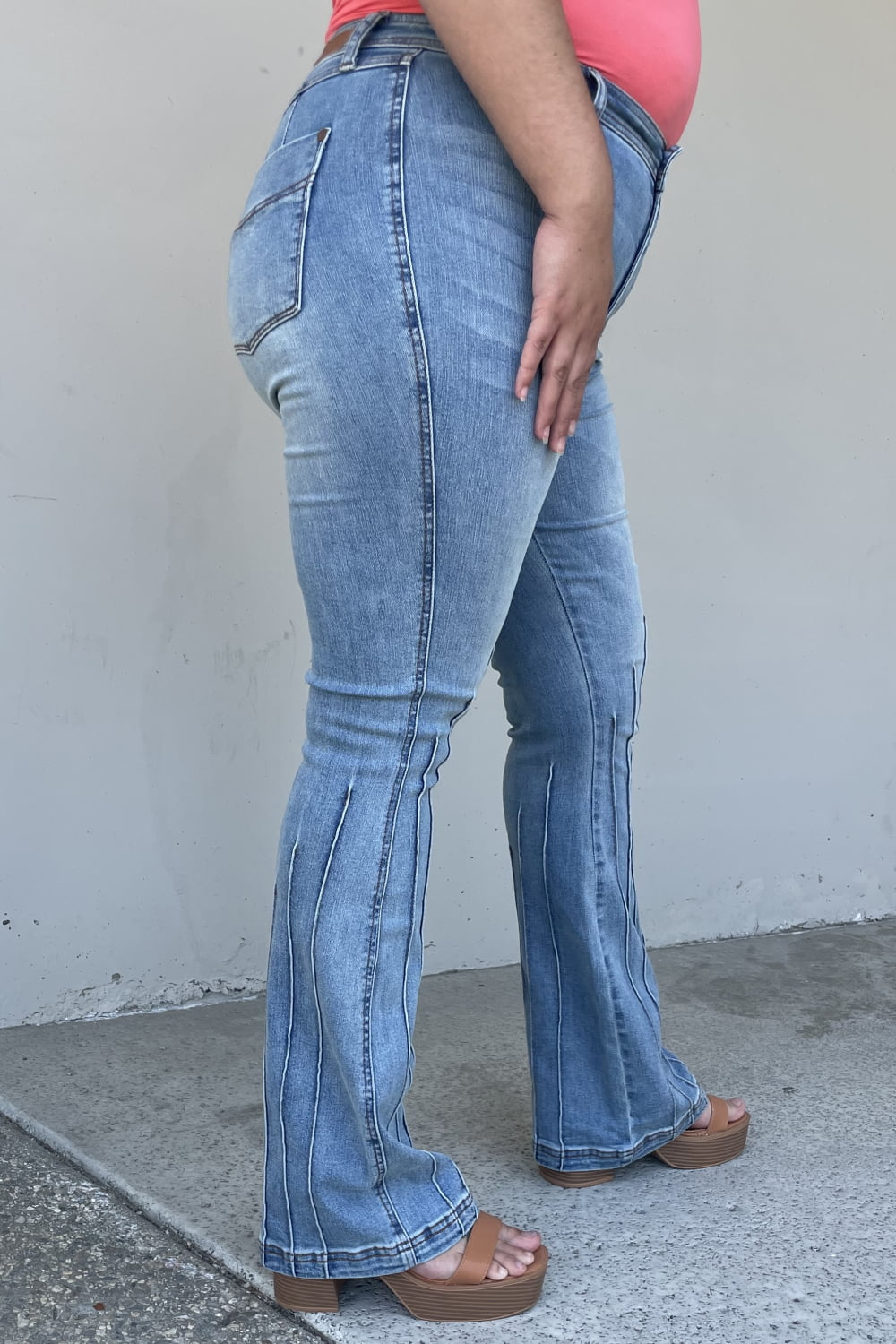 Judy Blue Vivian Full Size High Waisted Bootcut Jeans