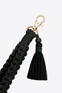 Wristlet Keychain with Tassel