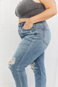 Judy Blue Maddison Full Size Boyfriend Jeans