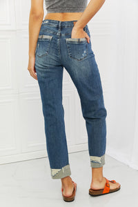 Judy Blue Michelle Full Size Straight Dad Jeans