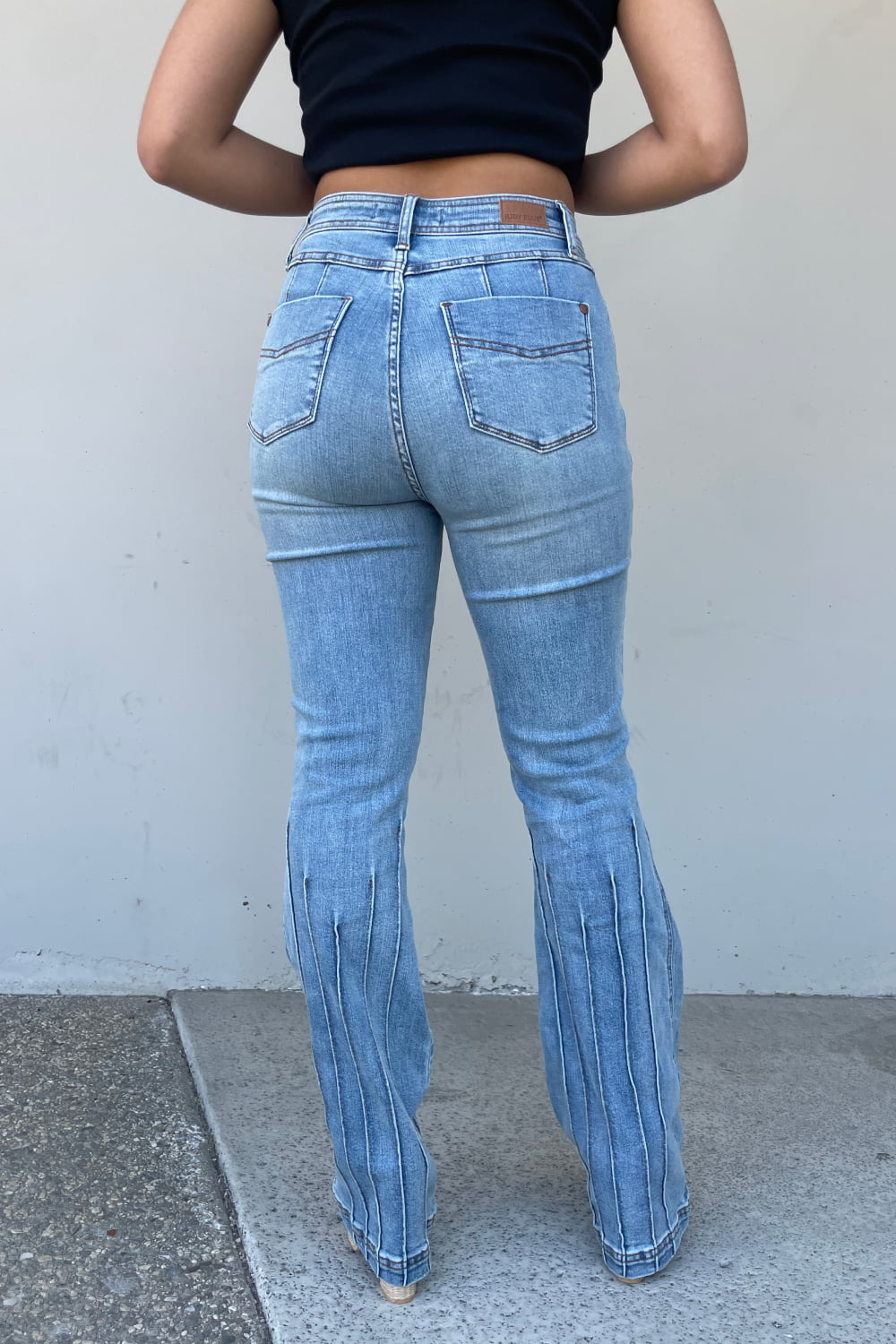 Judy Blue Vivian Full Size High Waisted Bootcut Jeans