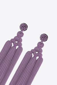 Beaded Tassel Earrings