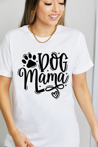 Simply Love Full Size DOG MAMA Graphic Cotton T-Shirt