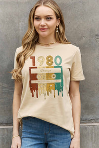 Simply Love Full Size VINTAGE LIMITED EDITION Graphic Cotton Tee